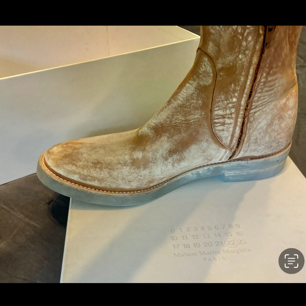 Maison Martin Margiela Distressed Ankle Boot